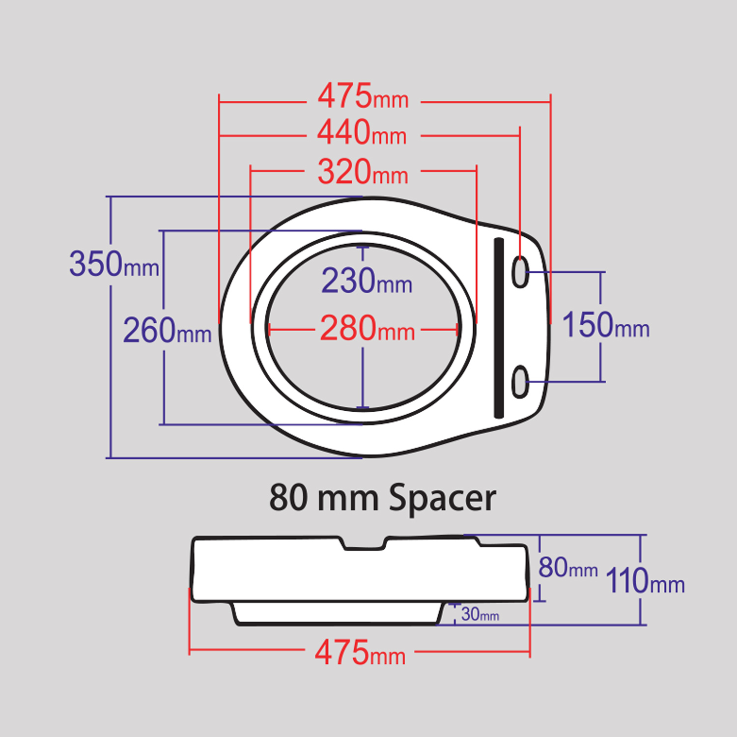 Spacer-80mm_Measurements_vector