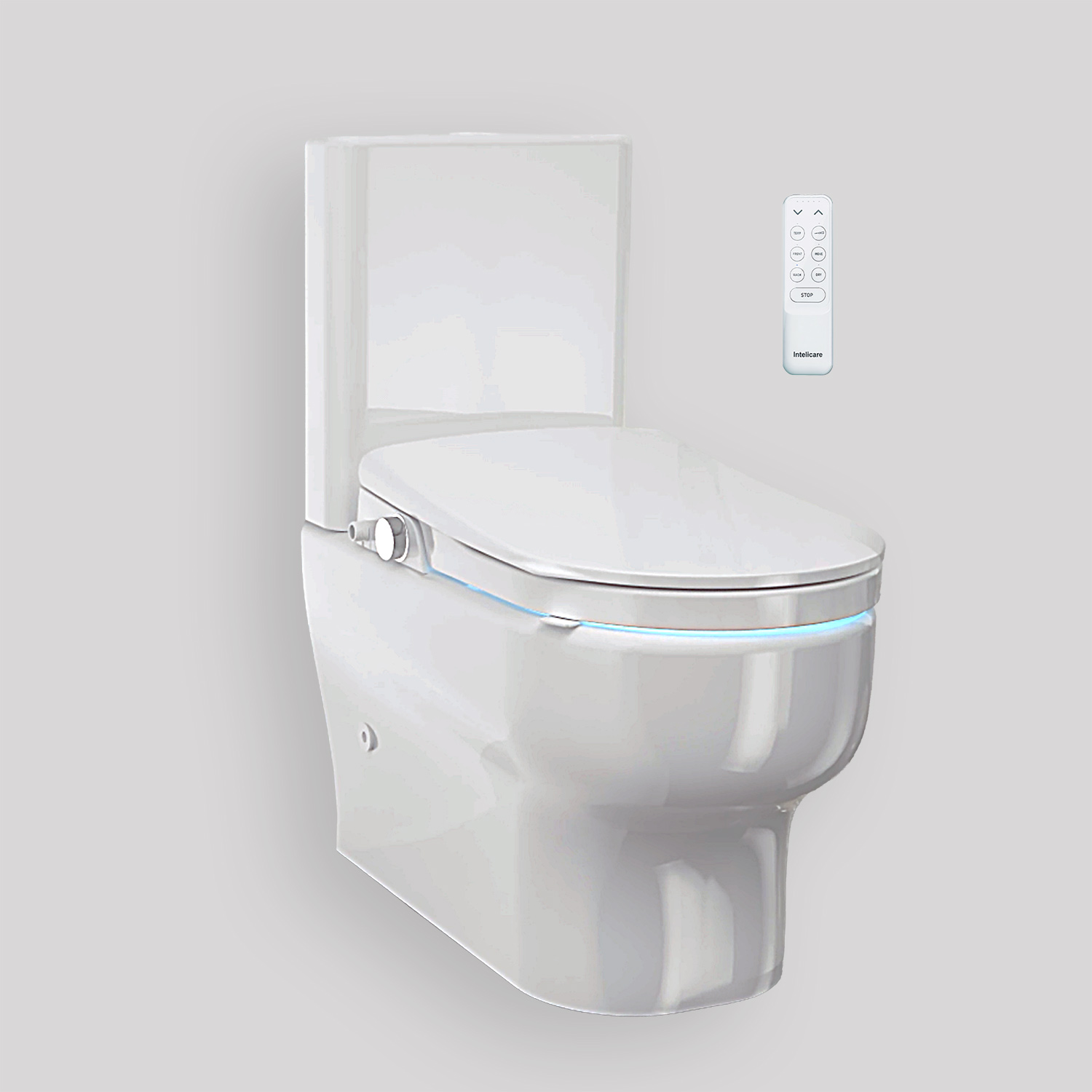 Intelicare_closed-lid_on-toilet-side-view-with-remote